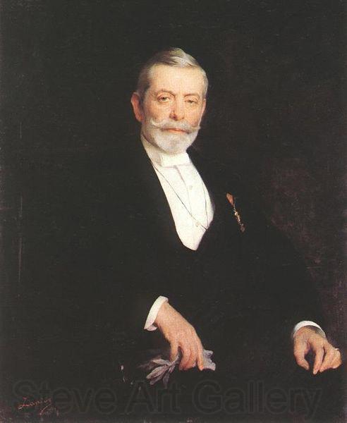 Philip Alexius de Laszlo Portrait of Ignaz Wechselmann